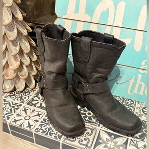 Durango Black Combat & Moto Boots